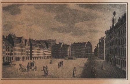 Dresden - 18. Jhdt. - Altmarkt - ca. 1930 Dresden - 18. Jhdt. - Altmarkt - ca. 1930