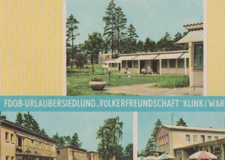 Waren Müritz - Urlaubersiedlung - ca. 1965 Waren Müritz - Urlaubersiedlung - ca. 1965