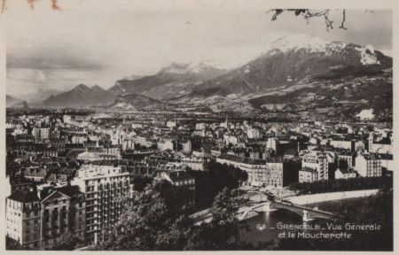Frankreich - Grenoble - Vue Generale - 1946 Frankreich - Grenoble - Vue Generale - 1946