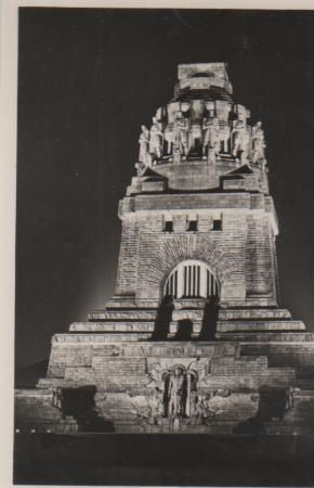 Leipzig - Völkerschlachtdenkmal - ca. 1955 Leipzig - Völkerschlachtdenkmal - ca. 1955