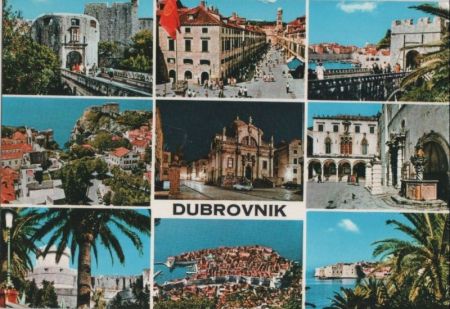 Kroatien - Dubrovnik - mit 9 Bildern - 1971 Kroatien - Dubrovnik - mit 9 Bildern - 1971