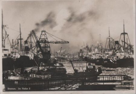 Bremen - Im Hafen 2 - ca. 1955 Bremen - Im Hafen 2 - ca. 1955