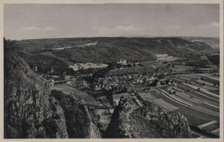Ebernburg - Blick vom Rotenfels - ca. 1935 Ebernburg - Blick vom Rotenfels - ca. 1935