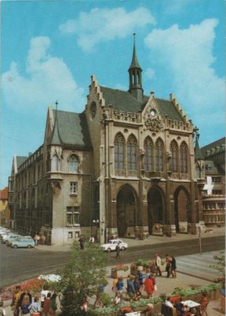 Erfurt - Rathaus - 1977 Erfurt - Rathaus - 1977