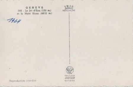Genf / Genève - Schweiz - Le Jet Genf / Genève - Schweiz - Le Jet
