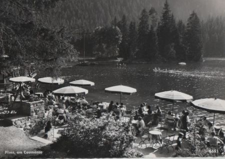 Schweiz - Flims - am Caumasee - ca. 1965 Schweiz - Flims - am Caumasee - ca. 1965