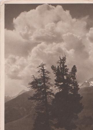 Schweiz. Nationalpark - Gewitterstimmung - 1934 Schweiz. Nationalpark - Gewitterstimmung - 1934