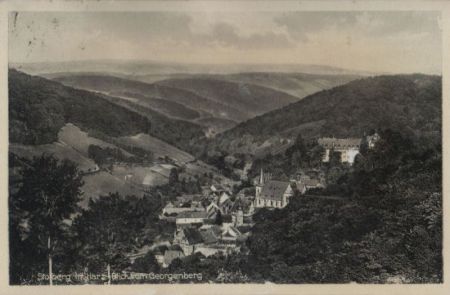 Stolberg - Blick vom Georgenberg - ca. 1940 Stolberg - Blick vom Georgenberg - ca. 1940