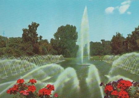 Stuttgart - Wasserspiele - ca. 1985 Stuttgart - Wasserspiele - ca. 1985
