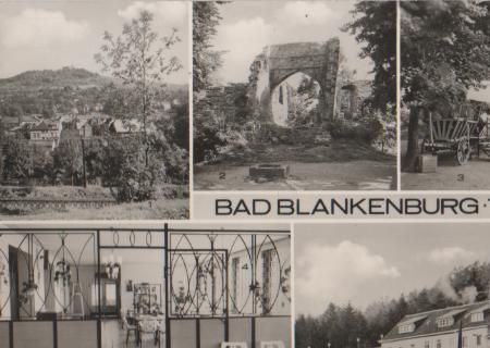 Bad Blankenburg - Bad Blankenburg u.a. Jugendherberge - 1980 Bad Blankenburg - Bad Blankenburg u.a. Jugendherberge - 1980