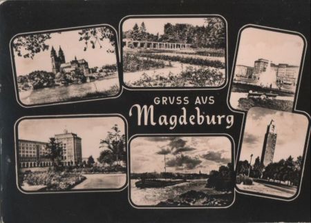 Magdeburg - mit 6 Bildern - 1967 Magdeburg - mit 6 Bildern - 1967