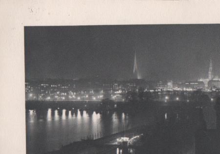 Hamburg - Außenalster und Stadt - ca. 1955 Hamburg - Außenalster und Stadt - ca. 1955