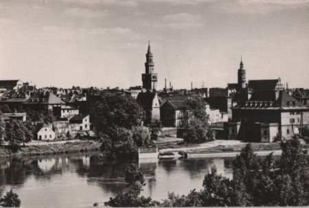 Polen - Opole - Widok ogolny - ca. 1960
