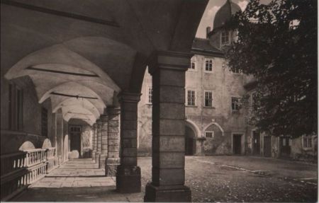 Waltershausen - Schloß Tenneberg, Schloßhof - 1963 Waltershausen - Schloß Tenneberg, Schloßhof - 1963