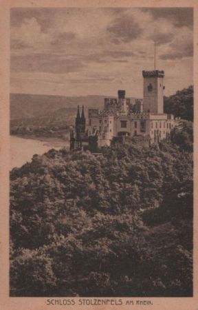 Koblenz, Schloß Stolzenfels - 1925 Koblenz, Schloß Stolzenfels - 1925
