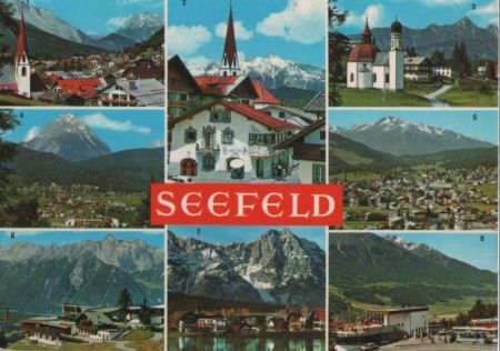 Österreich - Seefeld - u.a. See mit Wettersteingebirge - ca. 1975 Österreich - Seefeld - u.a. See mit Wettersteingebirge - ca. 1975