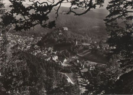 Schwarzburg - vom Trippstein - 1965 Schwarzburg - vom Trippstein - 1965