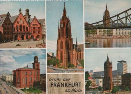 Frankfurt Main - u.a. Römer - 1958 Frankfurt Main - u.a. Römer - 1958