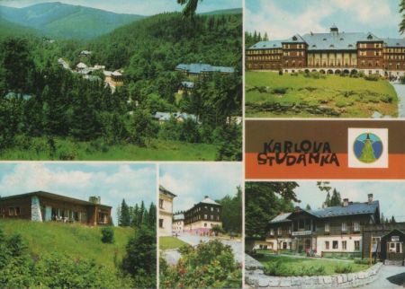 Tschechien - Karlova Studanka - mit 5 Bildern - 1975 Tschechien - Karlova Studanka - mit 5 Bildern - 1975