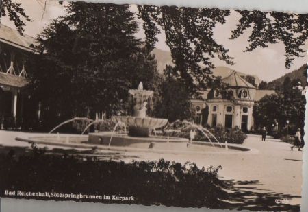 Bad Reichenhall - Solespringbrunnen - 1954 Bad Reichenhall - Solespringbrunnen - 1954