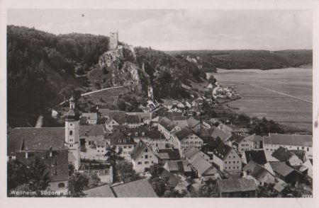 Wellheim - Südansicht - ca. 1955 Wellheim - Südansicht - ca. 1955