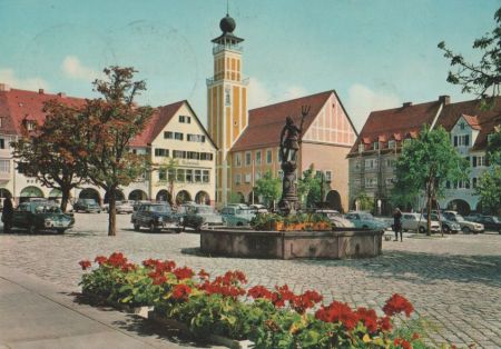 Freudenstadt - Marktplatz - 1971 Freudenstadt - Marktplatz - 1971