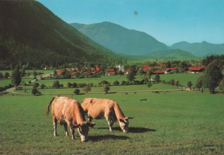 Bayrischzell - mit Alpspitze - ca. 1980 Bayrischzell - mit Alpspitze - ca. 1980
