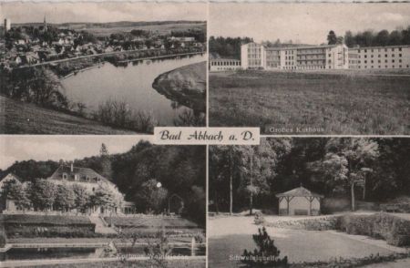 Bad Abbach - 4 Teilbilder - 1962 Bad Abbach - 4 Teilbilder - 1962