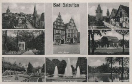 Bad Salzuflen - u.a. Kurpark - 1955 Bad Salzuflen - u.a. Kurpark - 1955
