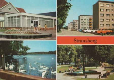Strausberg - u.a. Am Straus-See - ca. 1980 Strausberg - u.a. Am Straus-See - ca. 1980