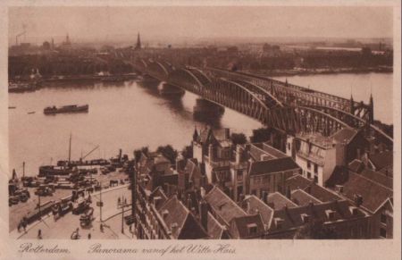 Niederlande - Rotterdam - Panorama vanaf het Witte Huis - 1925 Niederlande - Rotterdam - Panorama vanaf het Witte Huis - 1925