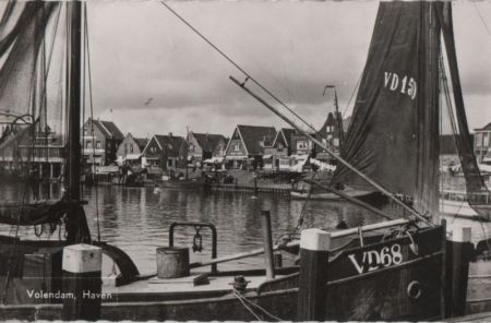 Niederlande - Volendam - Haven - ca. 1960 Niederlande - Volendam - Haven - ca. 1960