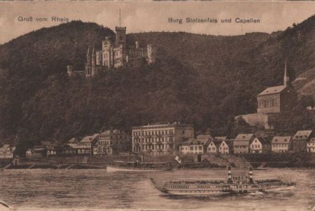 Koblenz, Schloß Stolzenfels - und Capellen - ca. 1935 Koblenz, Schloß Stolzenfels - und Capellen - ca. 1935