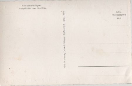 Bad Staffelstein, Vierzehnheiligen - Hauptaltar Bad Staffelstein, Vierzehnheiligen - Hauptaltar