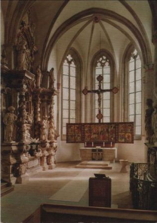 Bad Wildungen - Chor der Stadtkirche - ca. 1980 Bad Wildungen - Chor der Stadtkirche - ca. 1980
