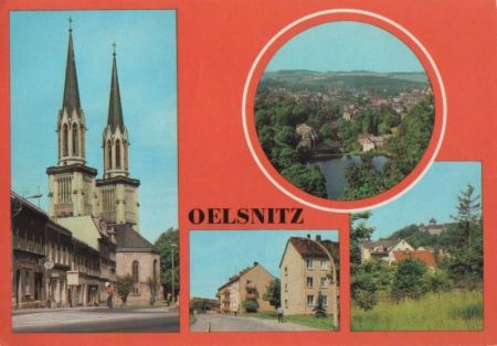 Oelsnitz - u.a. Adorfer Straße - 1988 Oelsnitz - u.a. Adorfer Straße - 1988