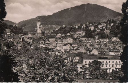Baden-Baden - mit Merkur - ca. 1960 Baden-Baden - mit Merkur - ca. 1960