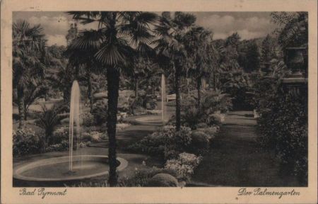 Bad Pyrmont - Palmengarten - 1934 Bad Pyrmont - Palmengarten - 1934