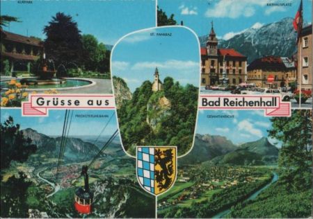 Bad Reichenhall - 5 Teilbilder - 1972 Bad Reichenhall - 5 Teilbilder - 1972