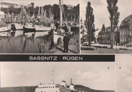 Binz - Sassnitz Rügen u.a. Eisenbahn-Fährschiff - 1987 Binz - Sassnitz Rügen u.a. Eisenbahn-Fährschiff - 1987