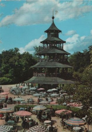 München - Chinesischer Tempel - 1971 München - Chinesischer Tempel - 1971