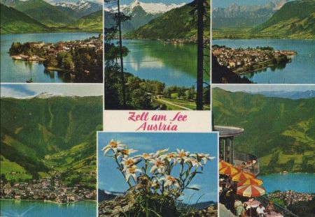 Österreich - Zell am See - mit 6 Bildern - 1972 Österreich - Zell am See - mit 6 Bildern - 1972