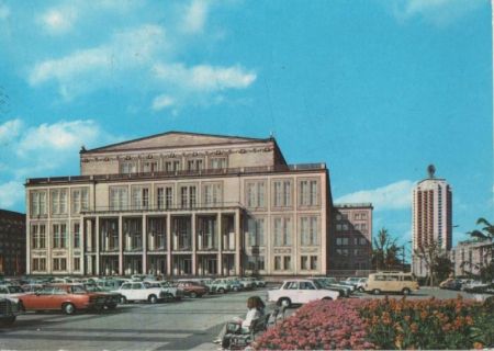 Leipzig - Opernhaus am Karl-Marx-Platz - 1979 Leipzig - Opernhaus am Karl-Marx-Platz - 1979