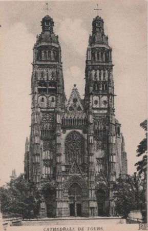 Frankreich - Tours - Cathedrale - ca. 1935 Frankreich - Tours - Cathedrale - ca. 1935