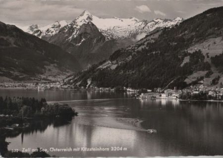 Österreich - Zell am See - mit Kitzsteinhorn - 1966 Österreich - Zell am See - mit Kitzsteinhorn - 1966