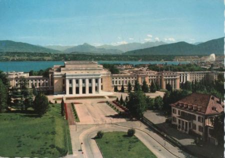 Schweiz - Genf / Genève - Palais - ca. 1975 Schweiz - Genf / Genève - Palais - ca. 1975