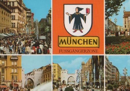 München - Kaufinger u. Neuhauser Str. - 1989 München - Kaufinger u. Neuhauser Str. - 1989