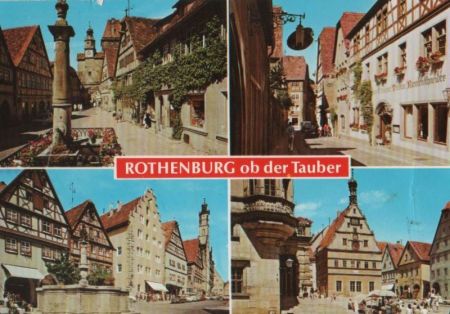 Rothenburg - 4 Teilbilder - 1989 Rothenburg - 4 Teilbilder - 1989