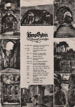 Kurort Oybin - Berg, u.a. Kirchenruine - 1959 Kurort Oybin - Berg, u.a. Kirchenruine - 1959