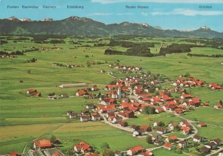Lengenwang Allgäu - Luftbild - 1984 Lengenwang Allgäu - Luftbild - 1984